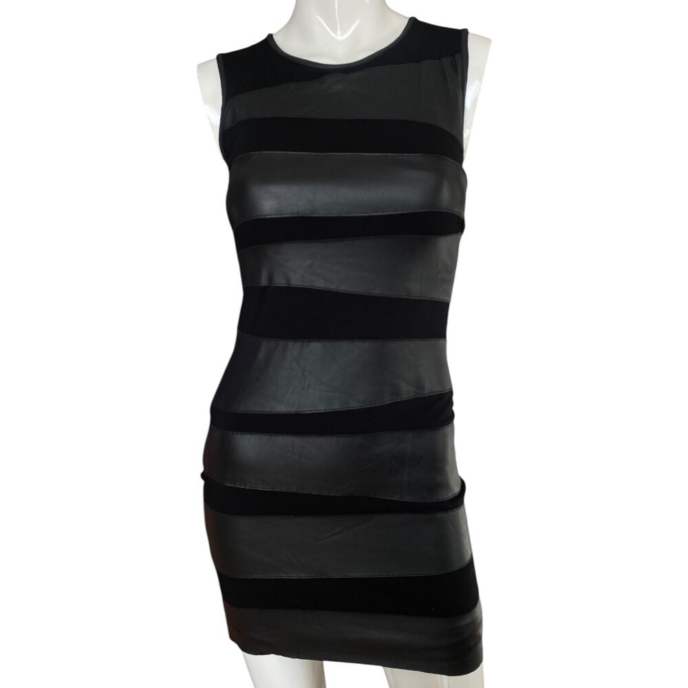 Bailey 44 Bodycon Faux Leather Mini Dress X-Small
